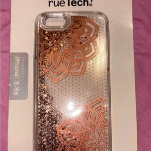 Rue tech iPhone 6 water glitter phone case